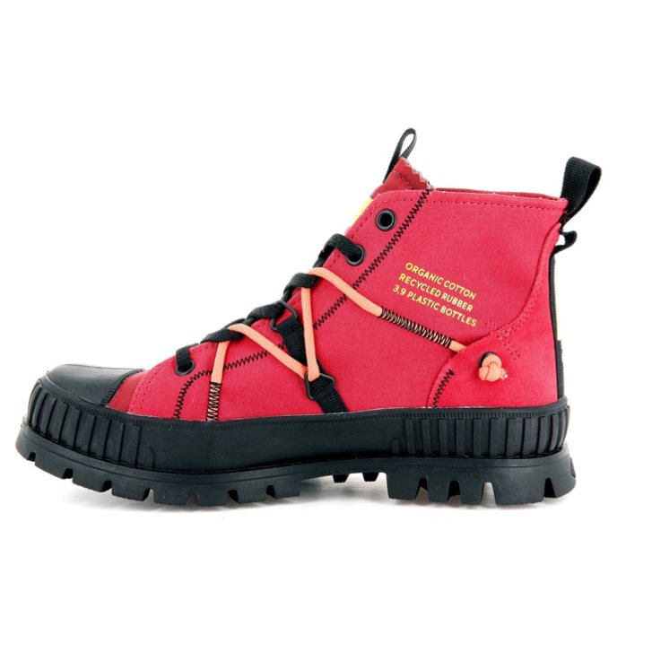 Palladium Pallashock Re-craft Men's Boots Red | UK W928-FAE